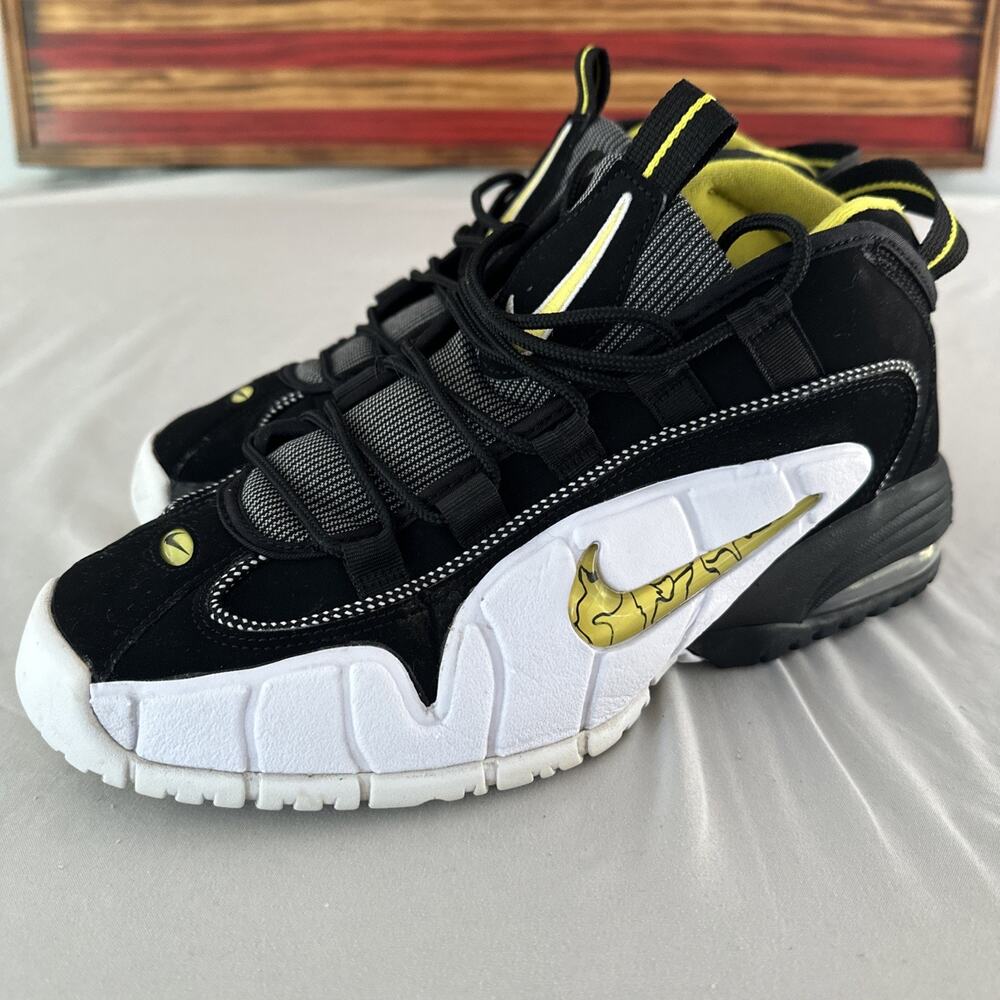 Nike Air Max Penny 1 Men’s size 10 Lester Middle School White Yellow FN6884-100
